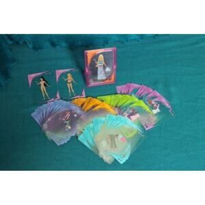 Barbie iDesign fashion cards and display